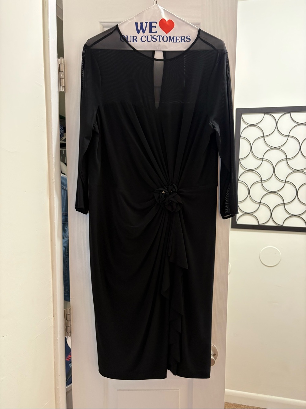 Jones Studio Black Midi Dress